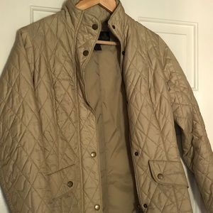 Barbour Flyweight Cavalry Jacket Dark Stone Size 4
